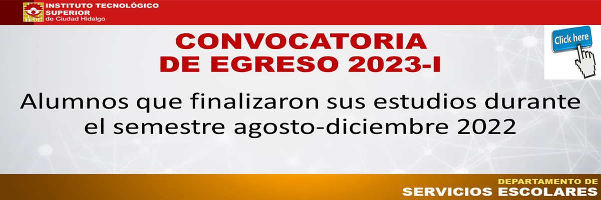 CONVOCATORIA DE EGRESO 2023-I title=