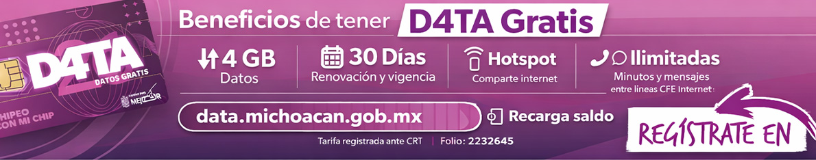 Programa D4TA Gratis Michoacán en el ITSCH